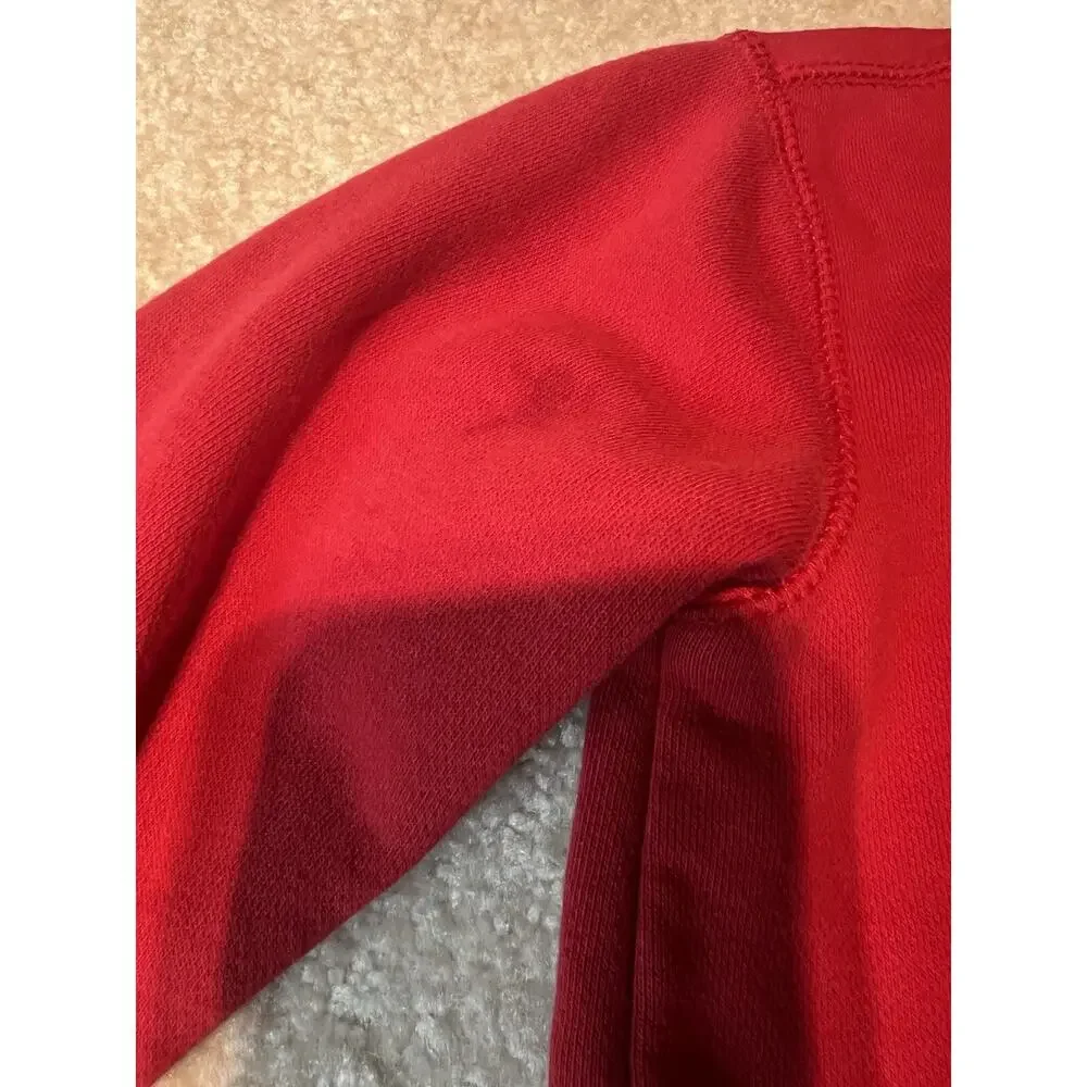 OshKosh B'Gosh Sweater Boy's 2T Red Full Zip Hoodie Pockets Logo Pockets Kid